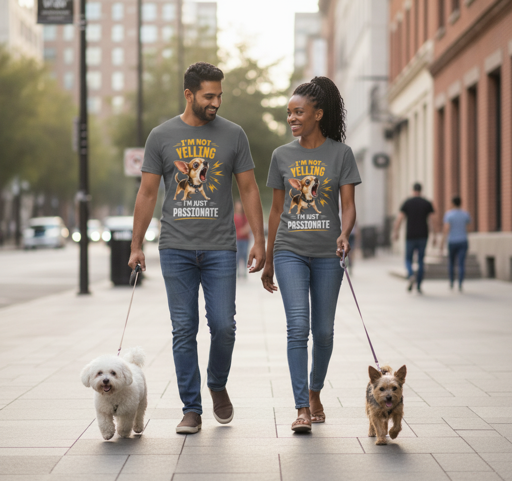 I'm Not Yelling I'm Just Passionate Chihuahua T-Shirt